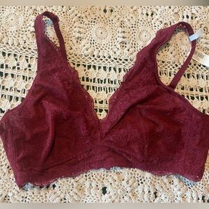 GAP Red Bra Intimates & Sleepwear Velvet